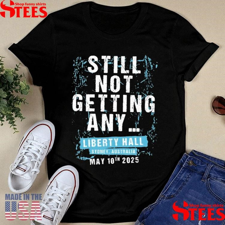 Still Not Getting Any Simple Plan May 10 2025 Sydney, Australia Shirts