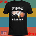Straight Outta Agartha History Conspiracy Ancient Civilization Parody T-shirt