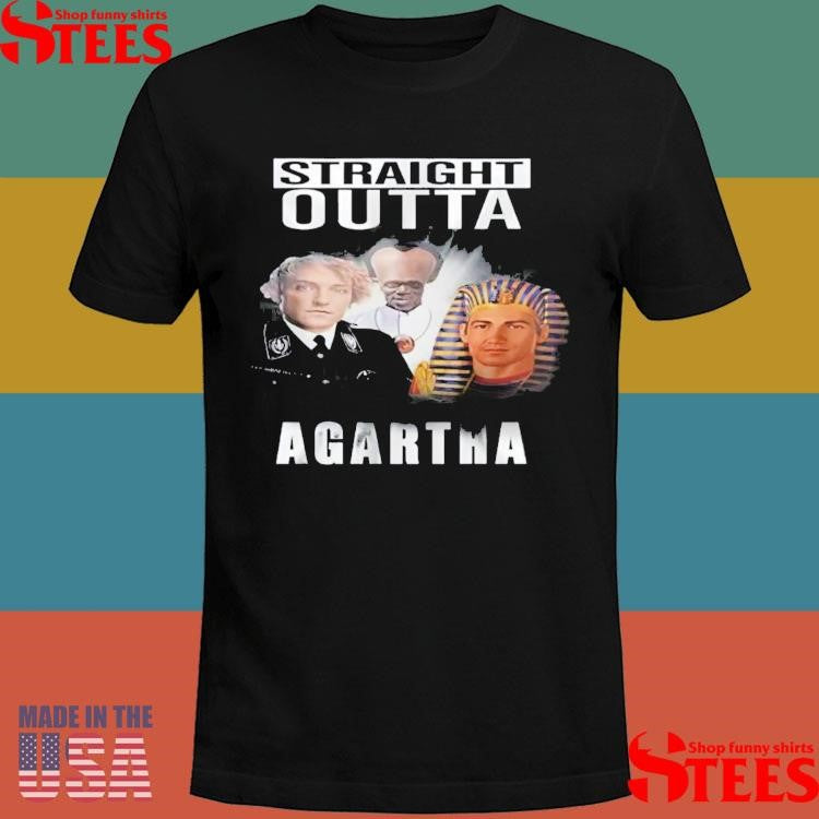 Straight Outta Agartha History Conspiracy Ancient Civilization Parody T-shirt