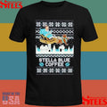Stuart Feiner Stella Blue Coffee Christmas Ugly T-shirt