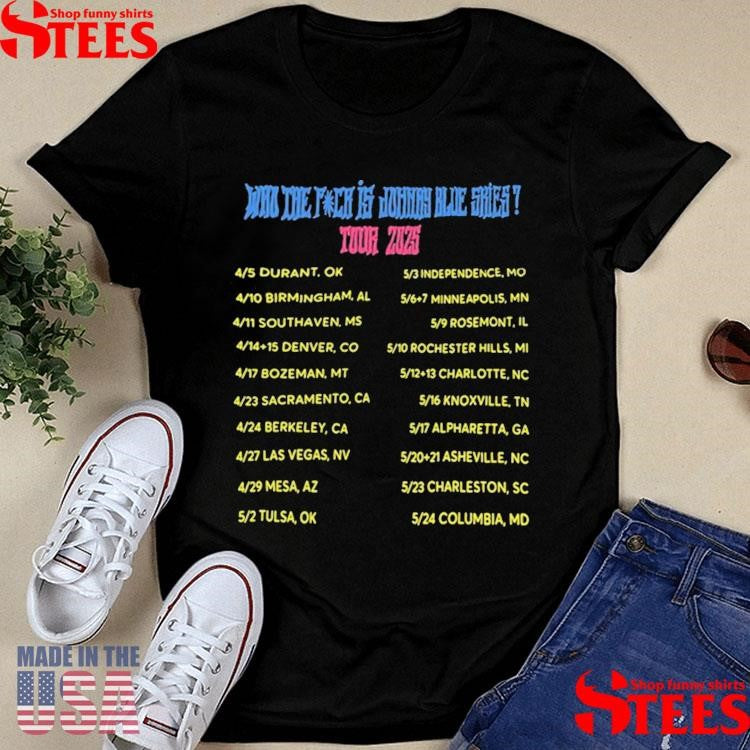 Sturgill Simpson Johnny Blue Skies Apr 10, 2025, Legacy Arena At The Bjcc, Birmingham, Al Shirts