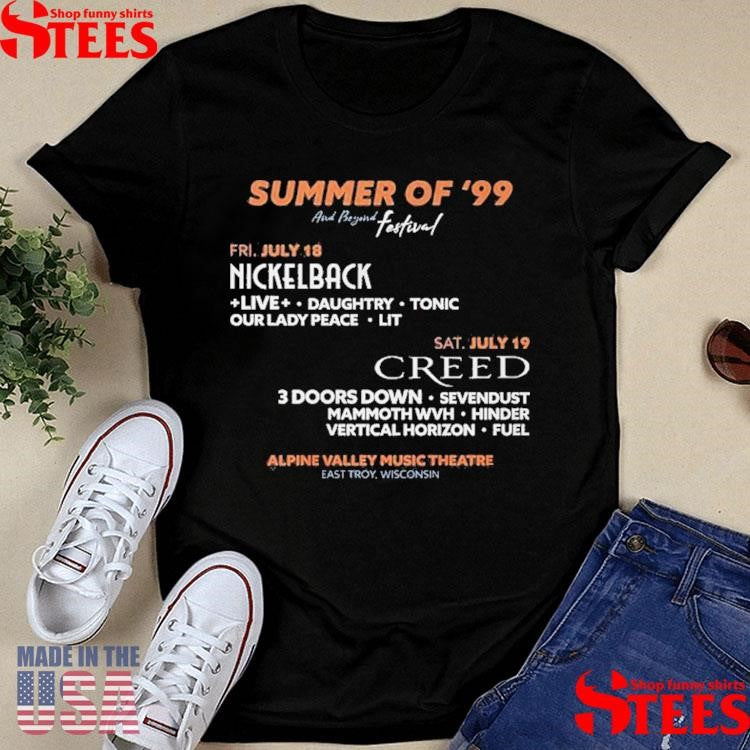 Summer Of 99 And Beyond Festival 2025 T-shirt