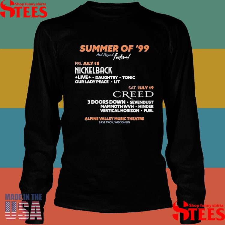 Summer Of 99 And Beyond Festival 2025 T-shirt