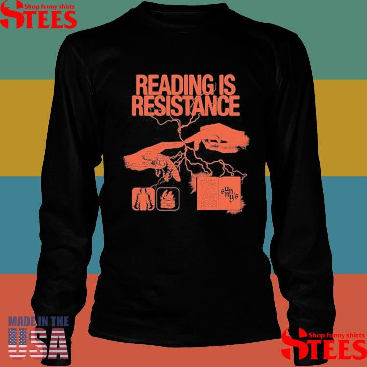 Sunny’s Book Truck Reading Is Resistance Shirts