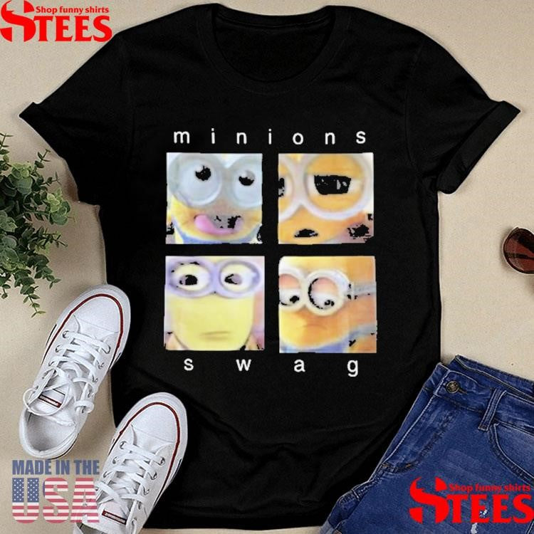 Swag Minion Graphic T-shirt