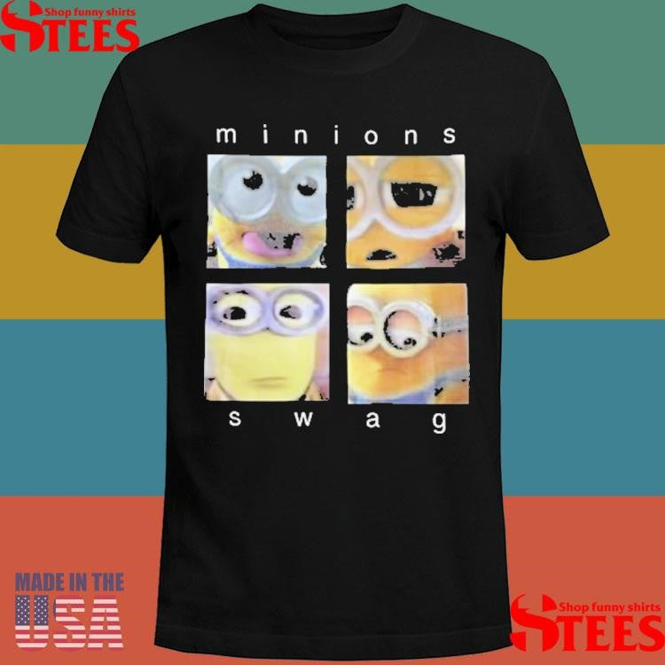 Swag Minion Graphic T-shirt