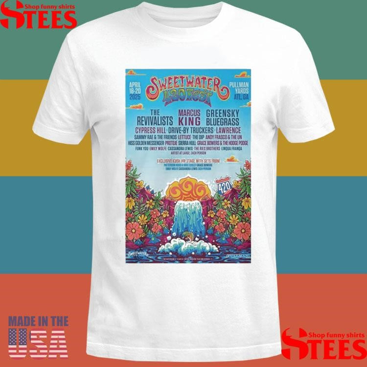 SweetWater 420 Music Festival 2025 Shirts