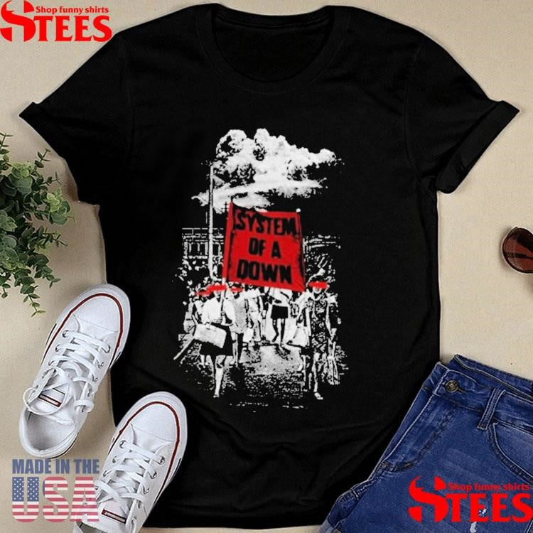 System Of A Down Banner Marches T-shirt
