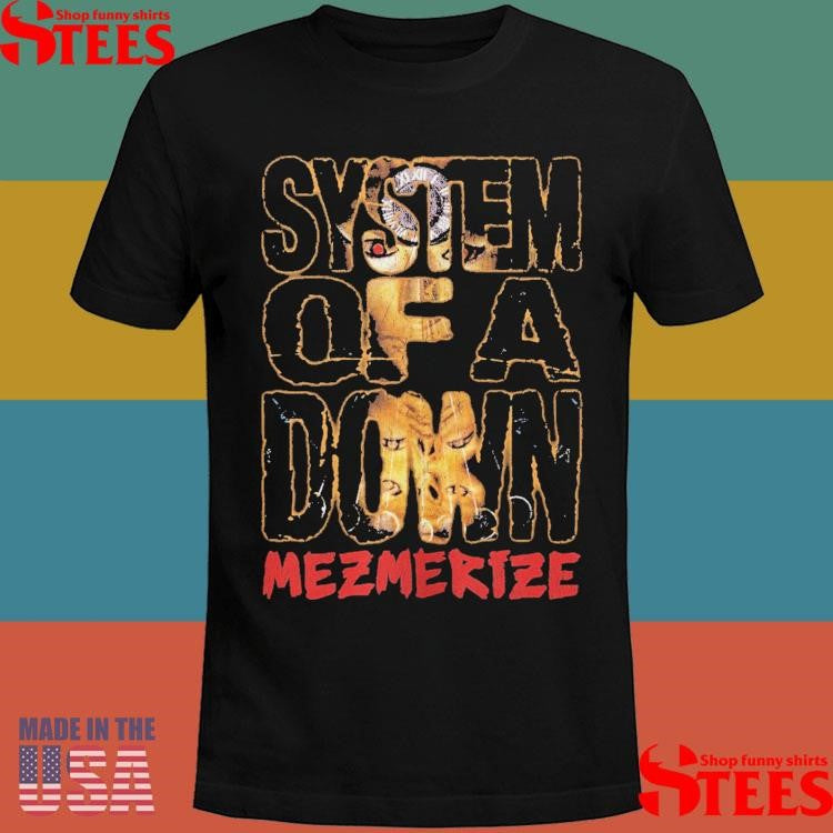 System Of A Down Mezmerize Stacked Logo Shirts