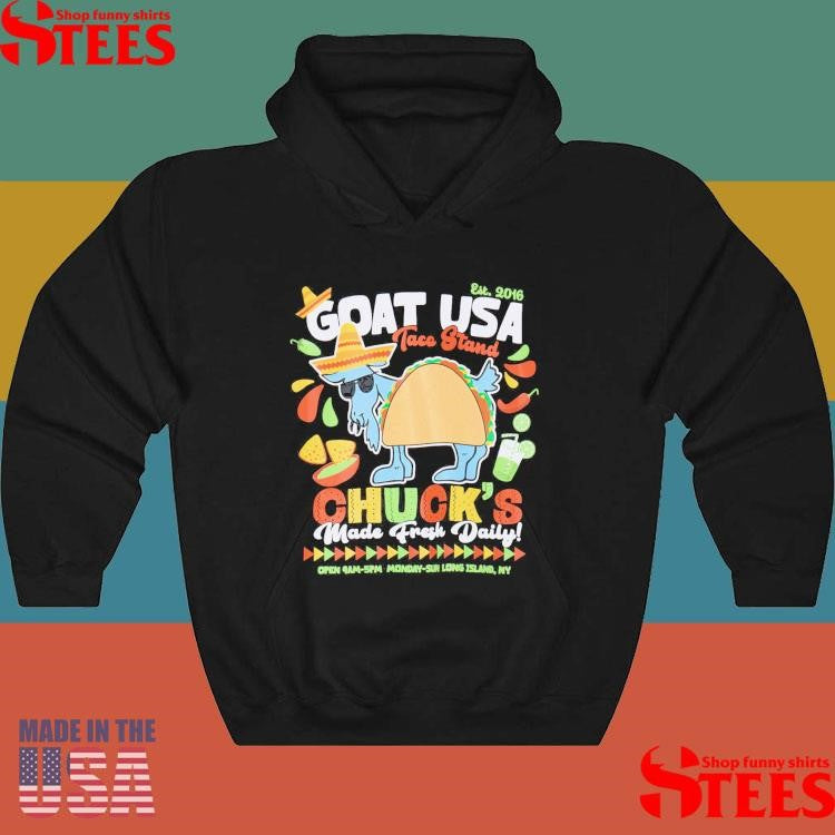 Taco Goat Usa Taco Stand Chuck’s Made Fresh Daily Shirts
