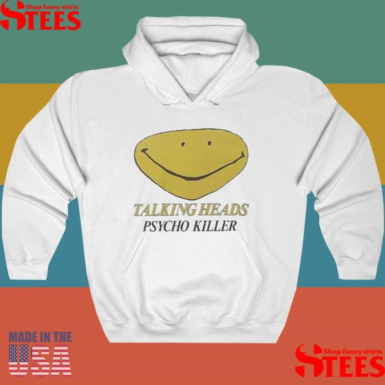 Talking Heads Smiley Face Psycho Killer Shirts