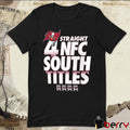 Tampa Bay Buccaneers Four-Straight NFC South Titles Division Champions ’21-’24 NFL t-shirt