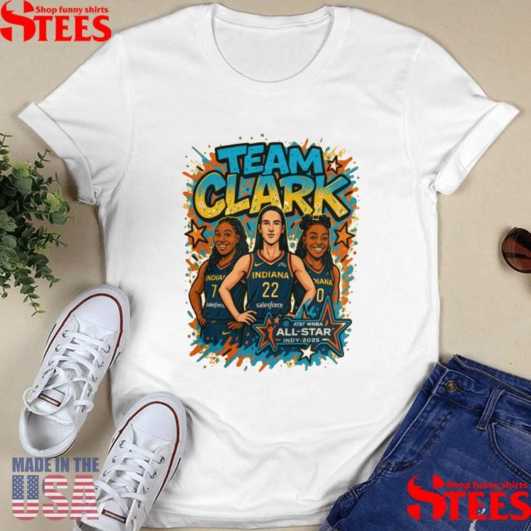 Team Clark All Star Indy 2025 Wnba T-shirt