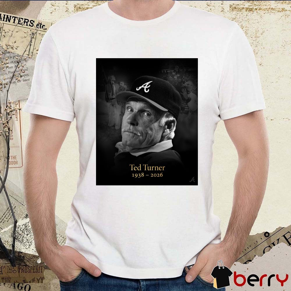 Ted Turner 1938 – 2026 Atlanta Braves MLB t-shirt