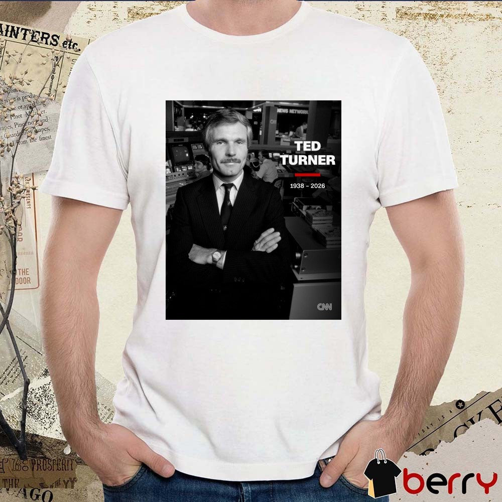 Ted Turner 1938 – 2026 CNN Breaking News t-shirt