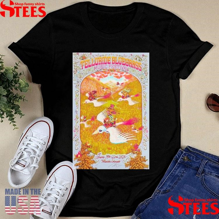 Telluride Bluegrass Festival Telluride June 19-22 2025 T-shirt