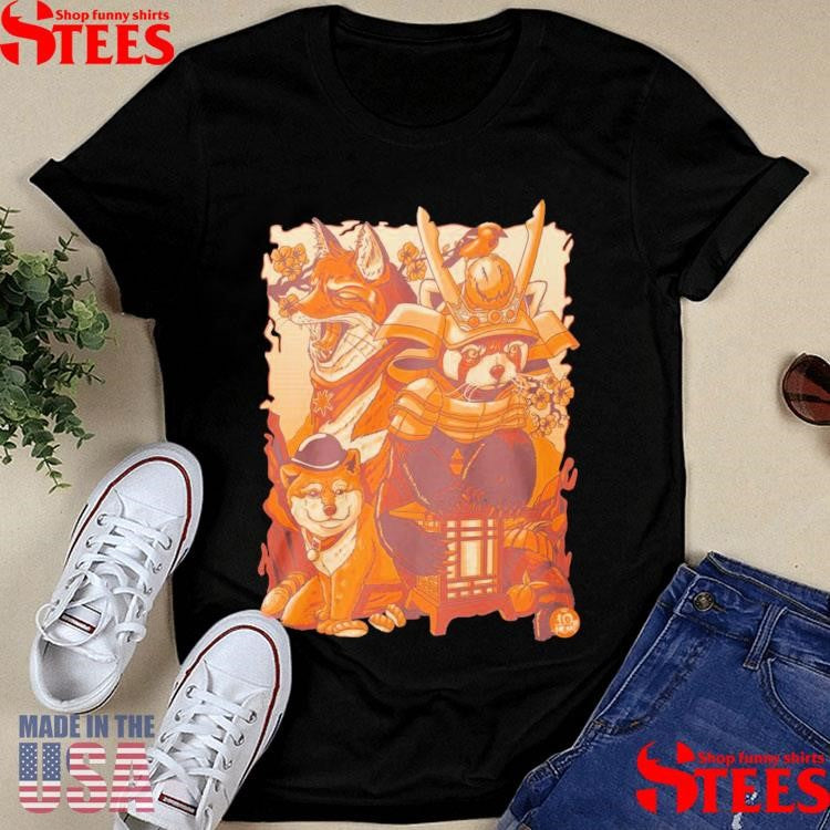 Ten Hundred Orange Fuzz Shirts