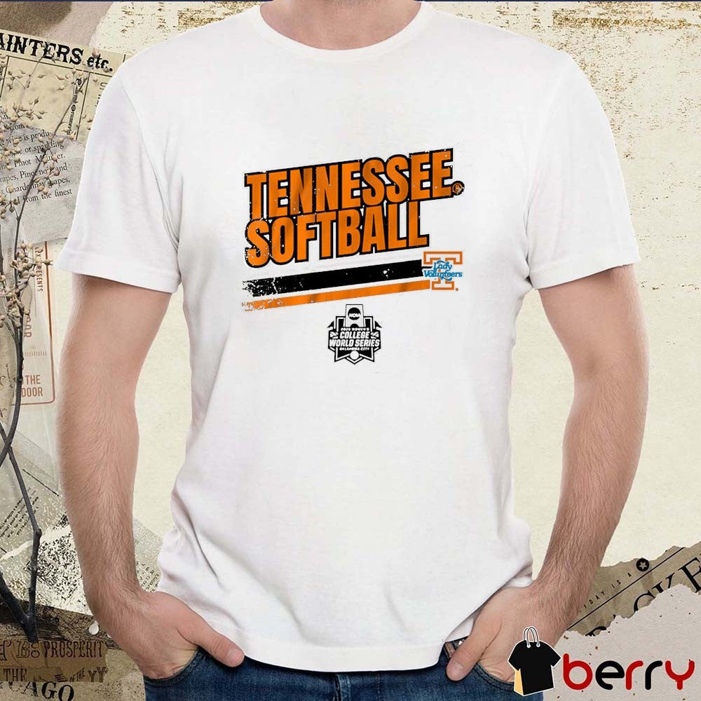 Tennessee Lady Volunteers Softball Women’s College World Series Stripe NCAA 2025 t-shirt