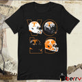 Tennessee Vols Multi Helmets Comfort Colors NCAA 2024 t-shirt