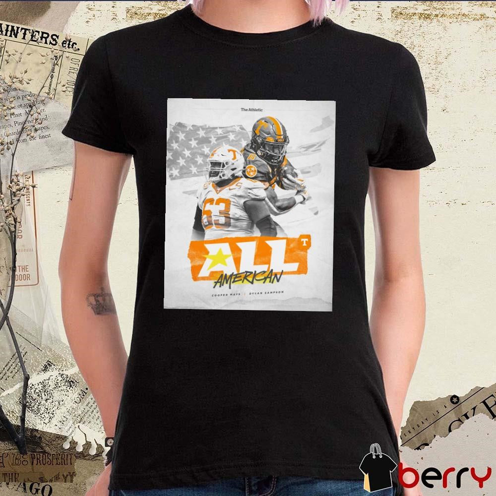 Tennessee Vols The Athletic All-America team honors For Cooper Mays And Dylan Sampson 2024 Poster t-shirt