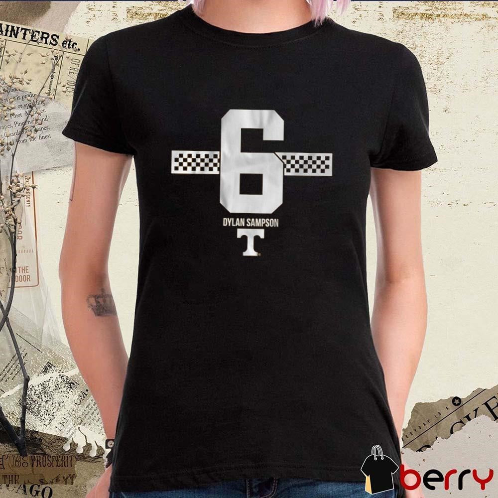 Tennessee Volunteers Football Dylan Sampson 6 Stripe NCAA t-shirt