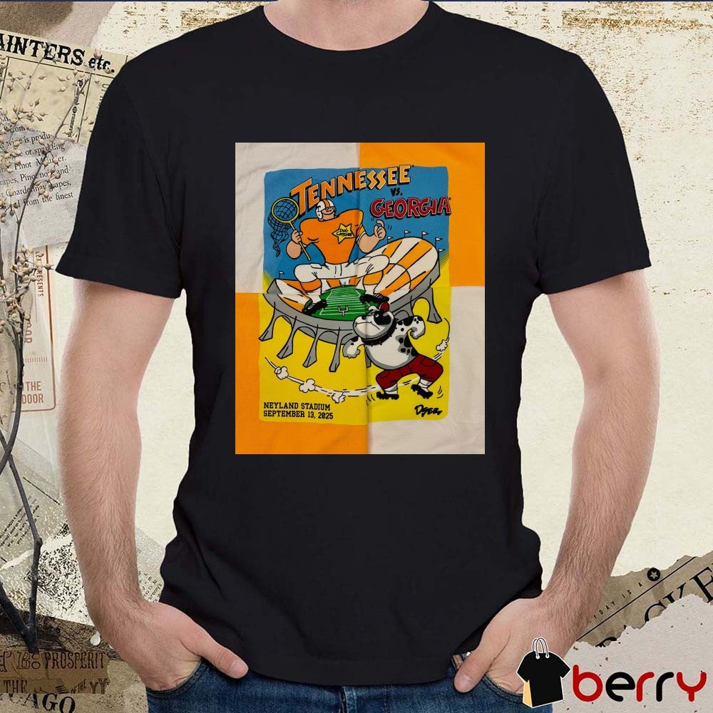 Tennessee Volunteers Vs Georgia Bulldogs September 13, 2025 at Neyland Stadium Poster t-shirt