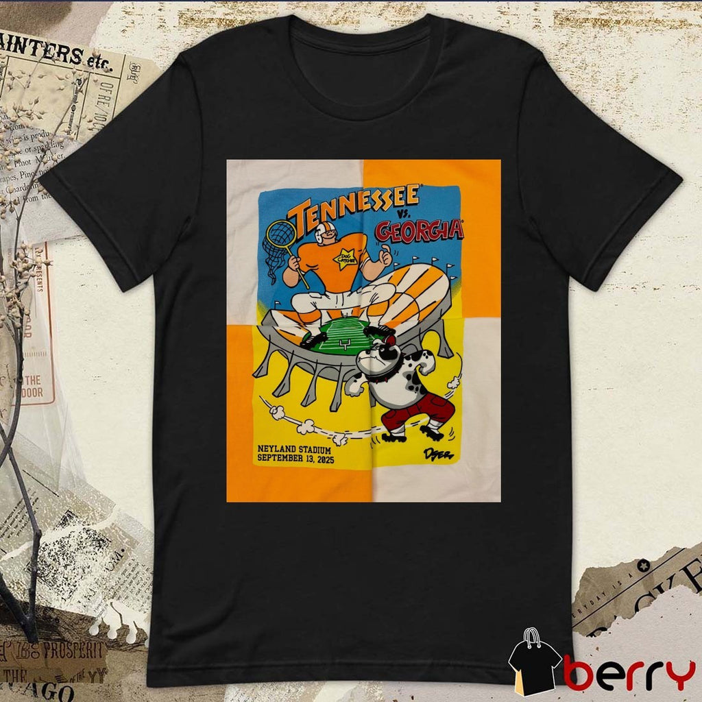 Tennessee Volunteers Vs Georgia Bulldogs September 13, 2025 at Neyland Stadium Poster t-shirt