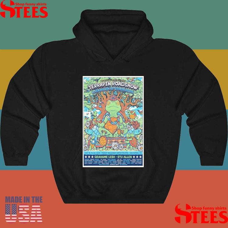Terrapin Crossroads San Rafael Ca July 18-20 2025 Tour Poster T-shirt