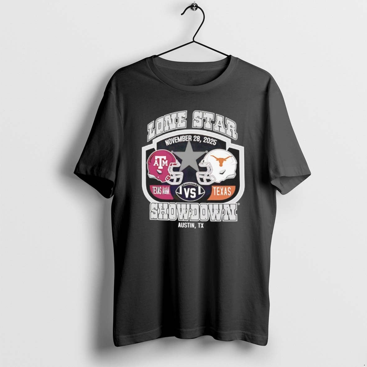 Official Texas Am Vs Texas Longhorn 2025 Lone Star Showdown Helmet T-Shirts, Hoodie, Sweatshirt | CiraTrend.com