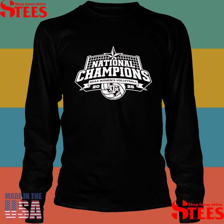 Texas A&m Volleyball 2025 National Champions T-shirt