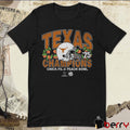 Texas Longhorns 2025 College Football Playoff Chick-Fil-A Peach Bowl Champions Vintage NCAA t-shirt