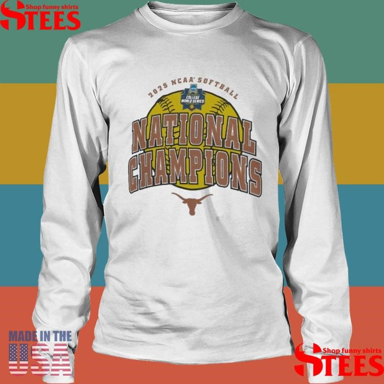 Texas Longhorns 2025 Ncaa Softball Women’s College World Series Champions Jersey T-shirt
