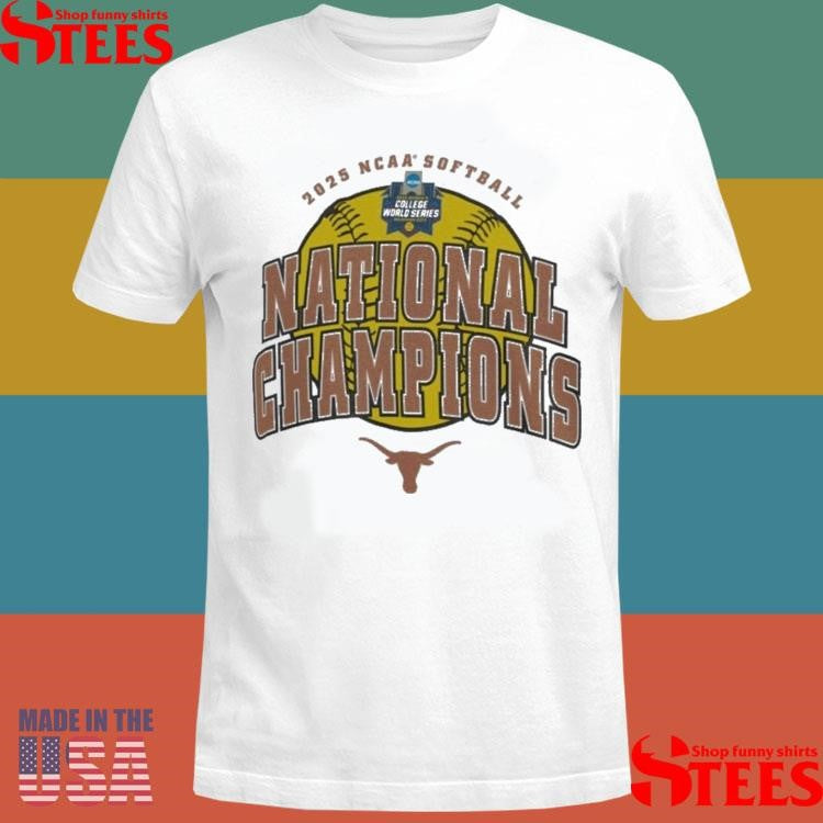 Texas Longhorns 2025 Ncaa Softball Women’s College World Series Champions Jersey T-shirt