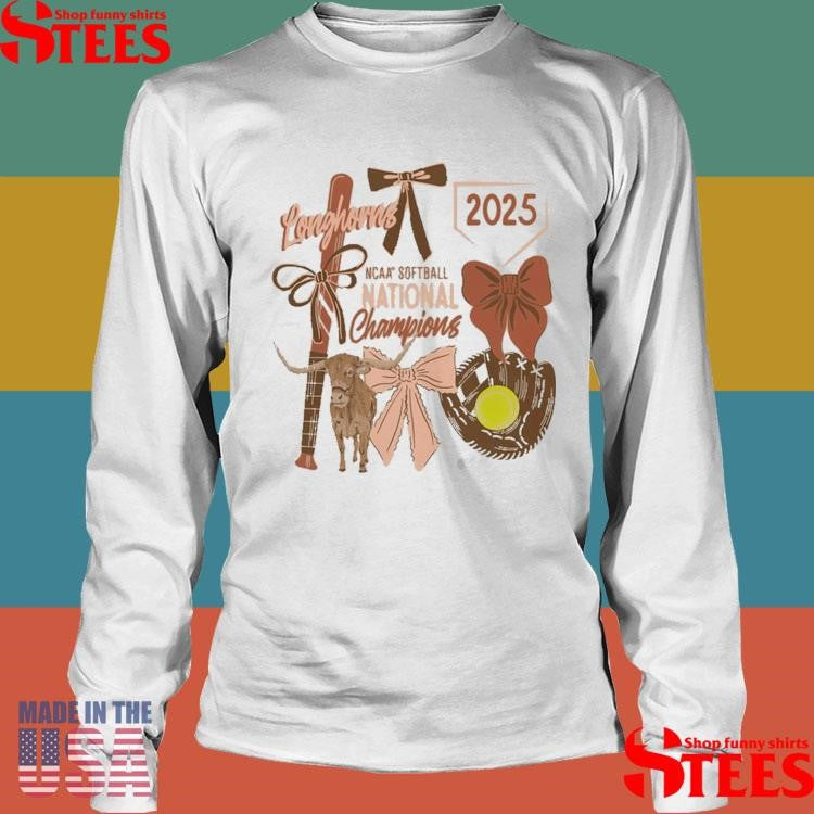 Texas Longhorns Comfort Colors 2025 Ncaa Softball Women’s College World Series Champions T-shirt