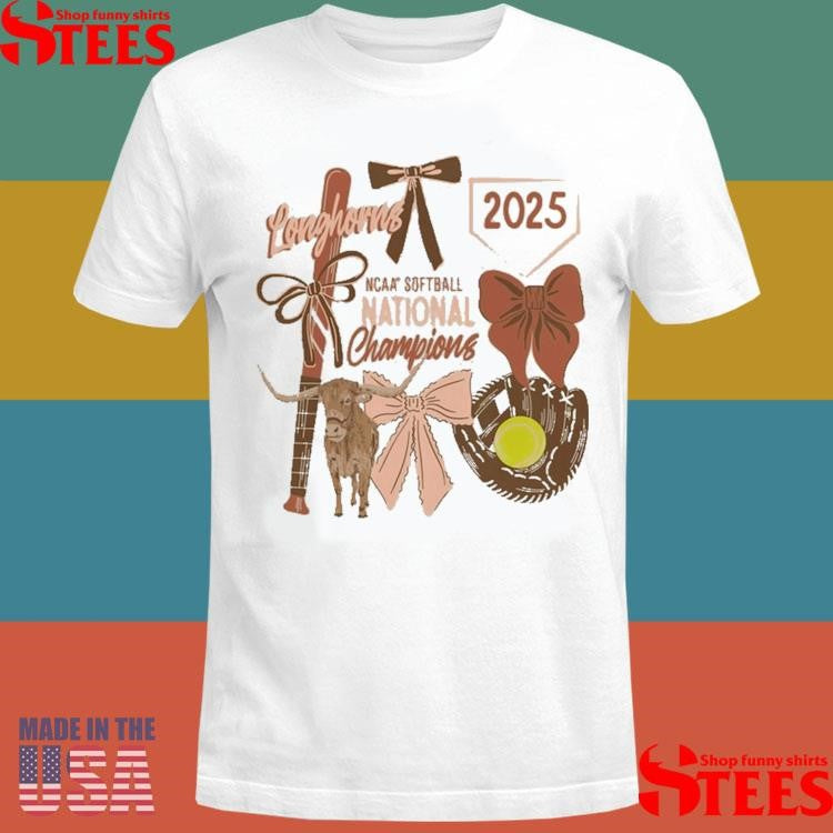 Texas Longhorns Comfort Colors 2025 Ncaa Softball Women’s College World Series Champions T-shirt