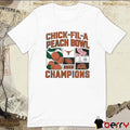Texas Longhorns NCAA College Football Playoff Quarterfinal 2025 Chick-Fil-A Peach Bowl Champions Victory Ahead t-shirt