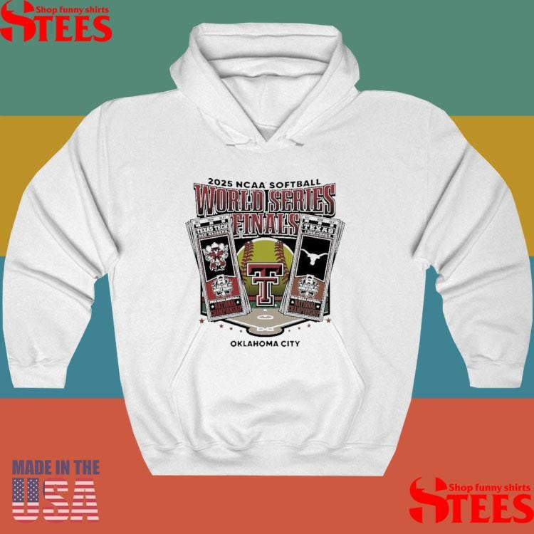 Texas Tech 2025 Softball College World Series Championship Finals Tickets Grey Shirts