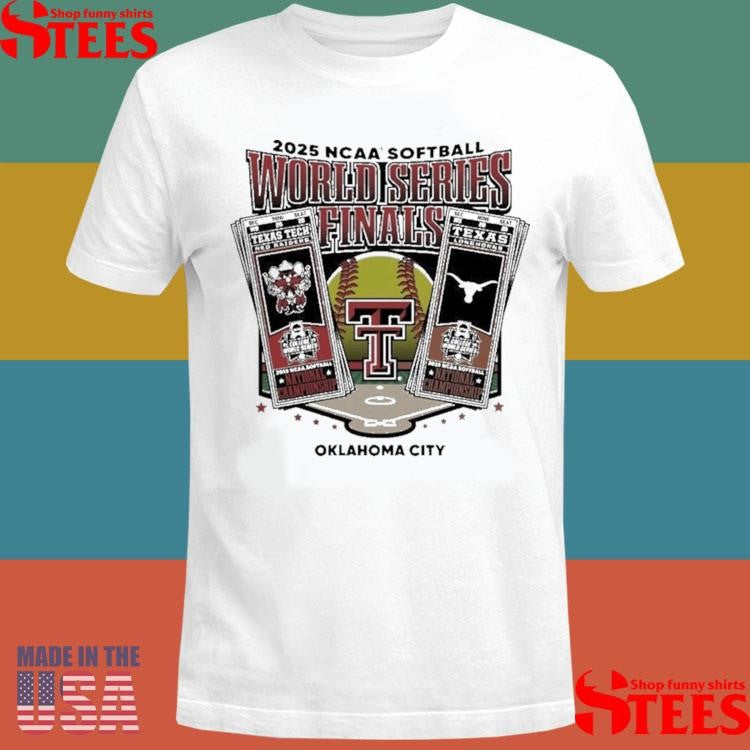 Texas Tech 2025 Softball College World Series Championship Finals Tickets Grey Shirts