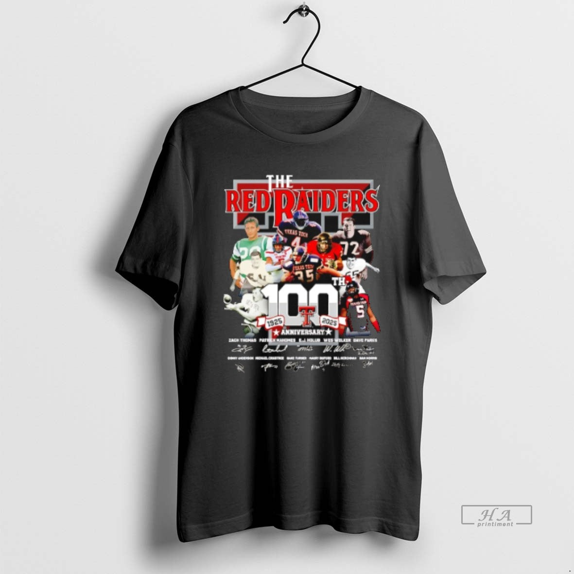 Official Texas Tech Red Raiders 100th Anniversary 1925 2025 Signatures T-Shirts, Hoodie, Sweatshirt | CiraTrend.com
