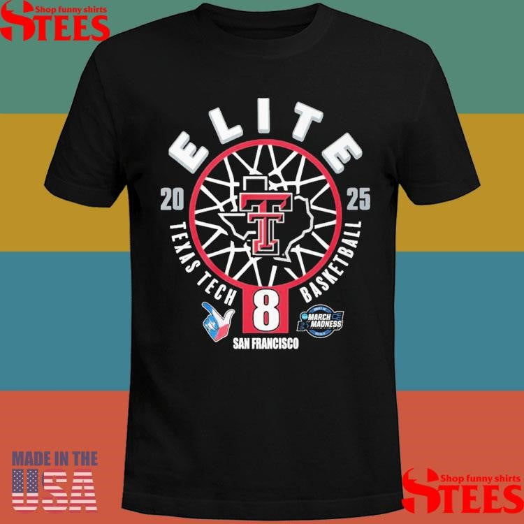 Texas Tech Red Raiders 2025 Ncaa Men’s Elite 8 One Away Shirts
