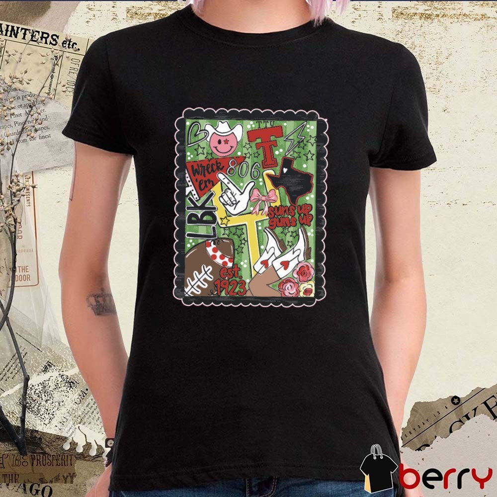 Texas Tech Red Raiders NCAA The JC Wreck ‘Em Suns Up Est 1923 t-shirt