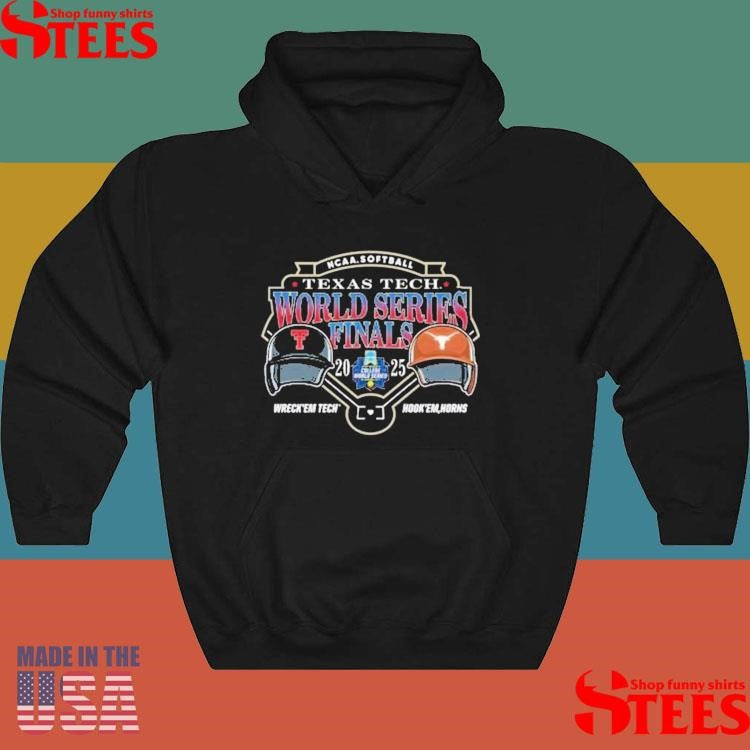 Texas Tech Red Raiders Vs Texas Longhorns 2025 Softball College World Series Championship Finals Matchup Shirts