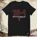 Texas Tech Red Raiders football NCAA 15-1 Let The Tortillas Fly t-shirt