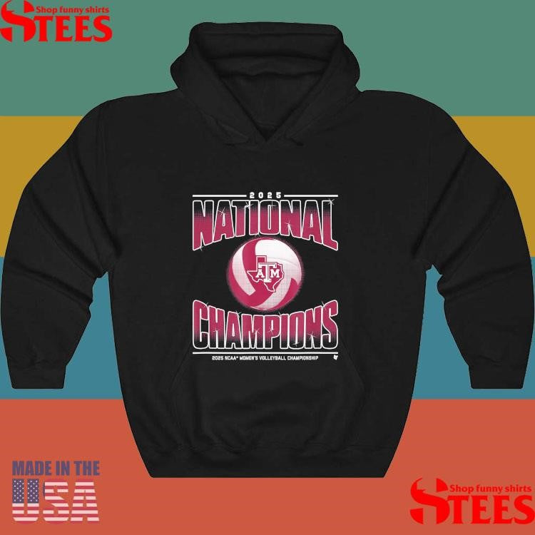 Texas a&m women’s volleyball 2025 NCAA champions T-shirt