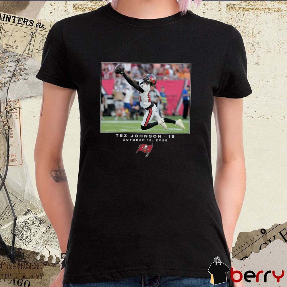 Tez Johnson Tampa Bay Buccaneers NFL Flash Features Week 6 October 12 2025 t-shirt