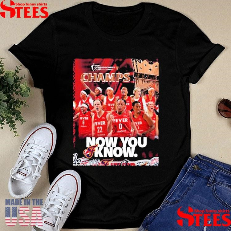 The 2025 Wnba Commissioner’s Cup Goes To The Indiana Fever T-shirt