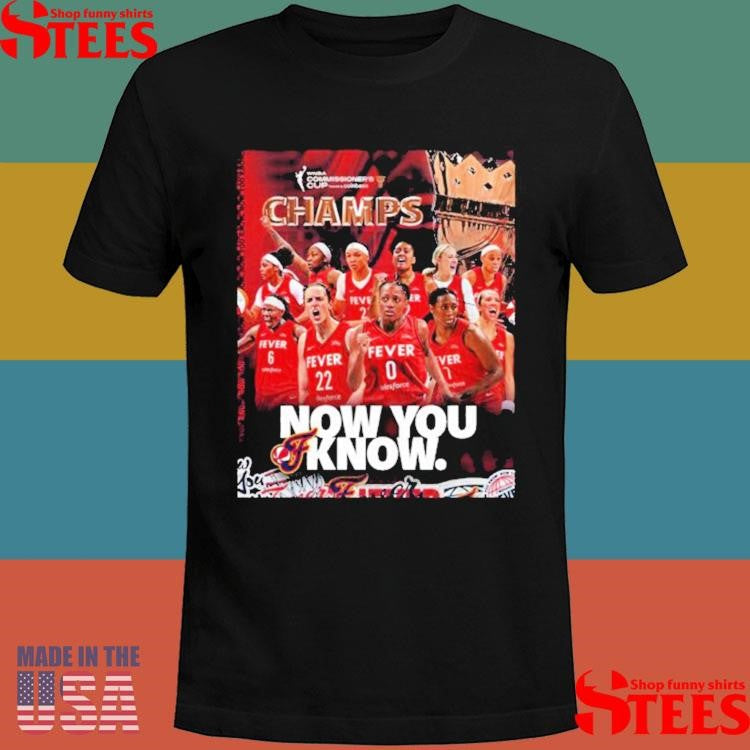 The 2025 Wnba Commissioner’s Cup Goes To The Indiana Fever T-shirt