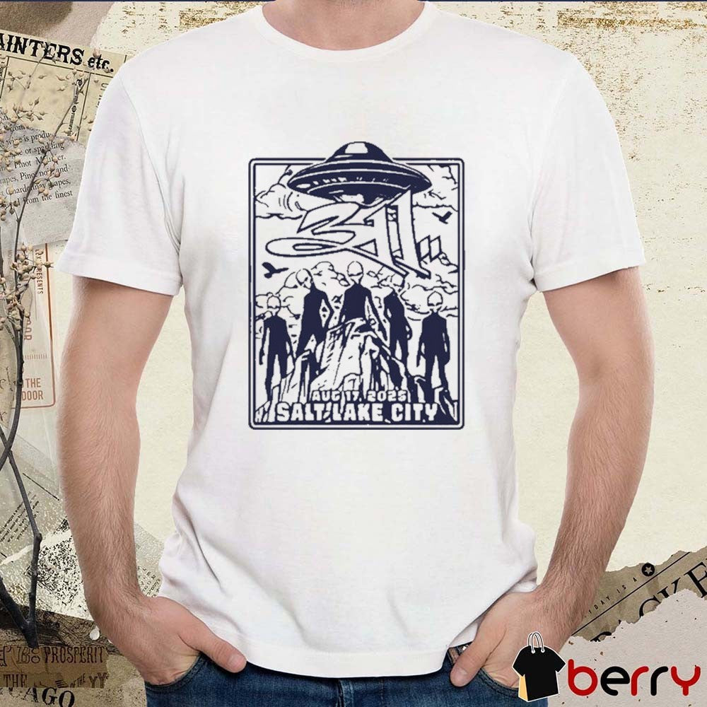 The 311 Band August 17 2025 Salt Lake City Amphitheater Sandy UT t-shirt