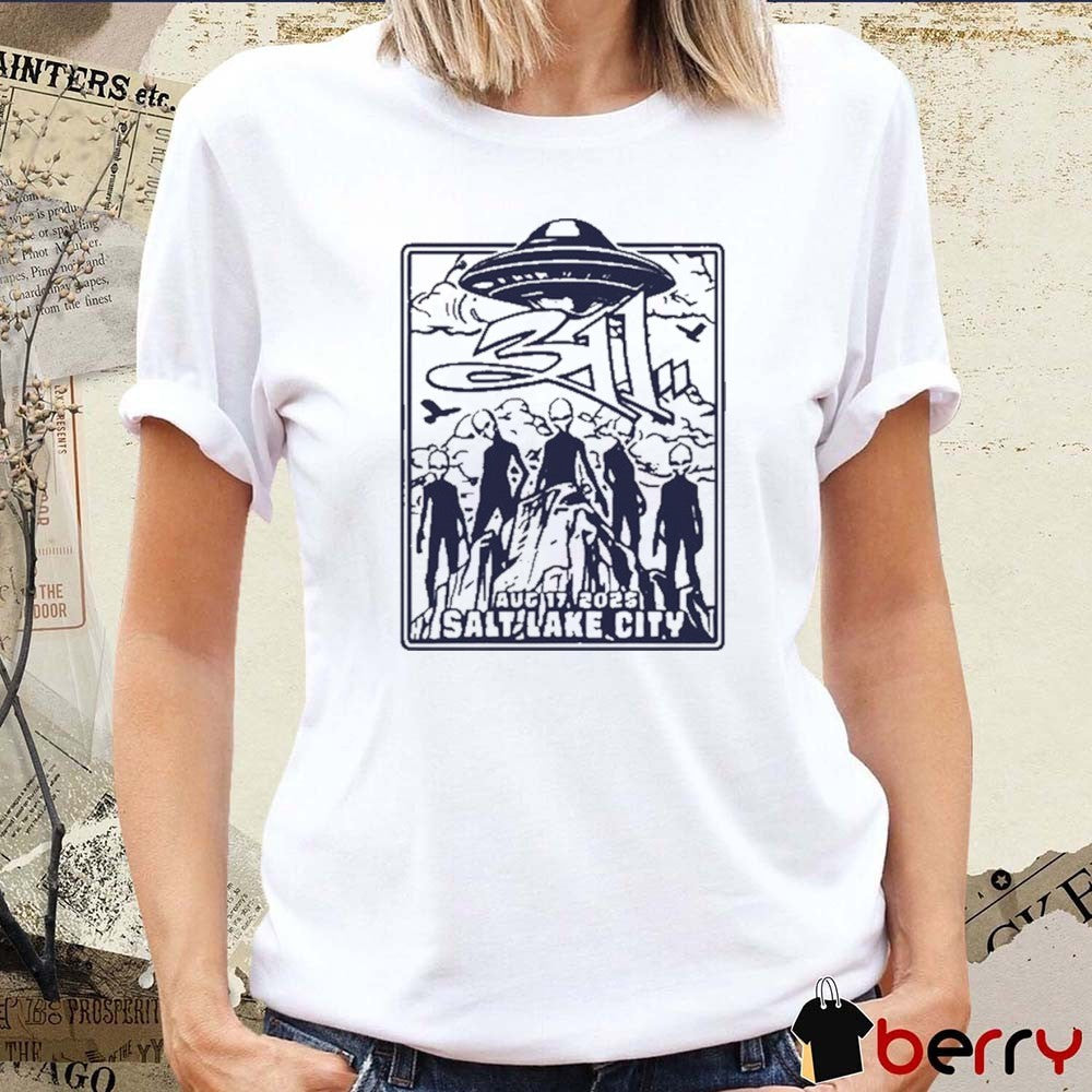 The 311 Band August 17 2025 Salt Lake City Amphitheater Sandy UT t-shirt