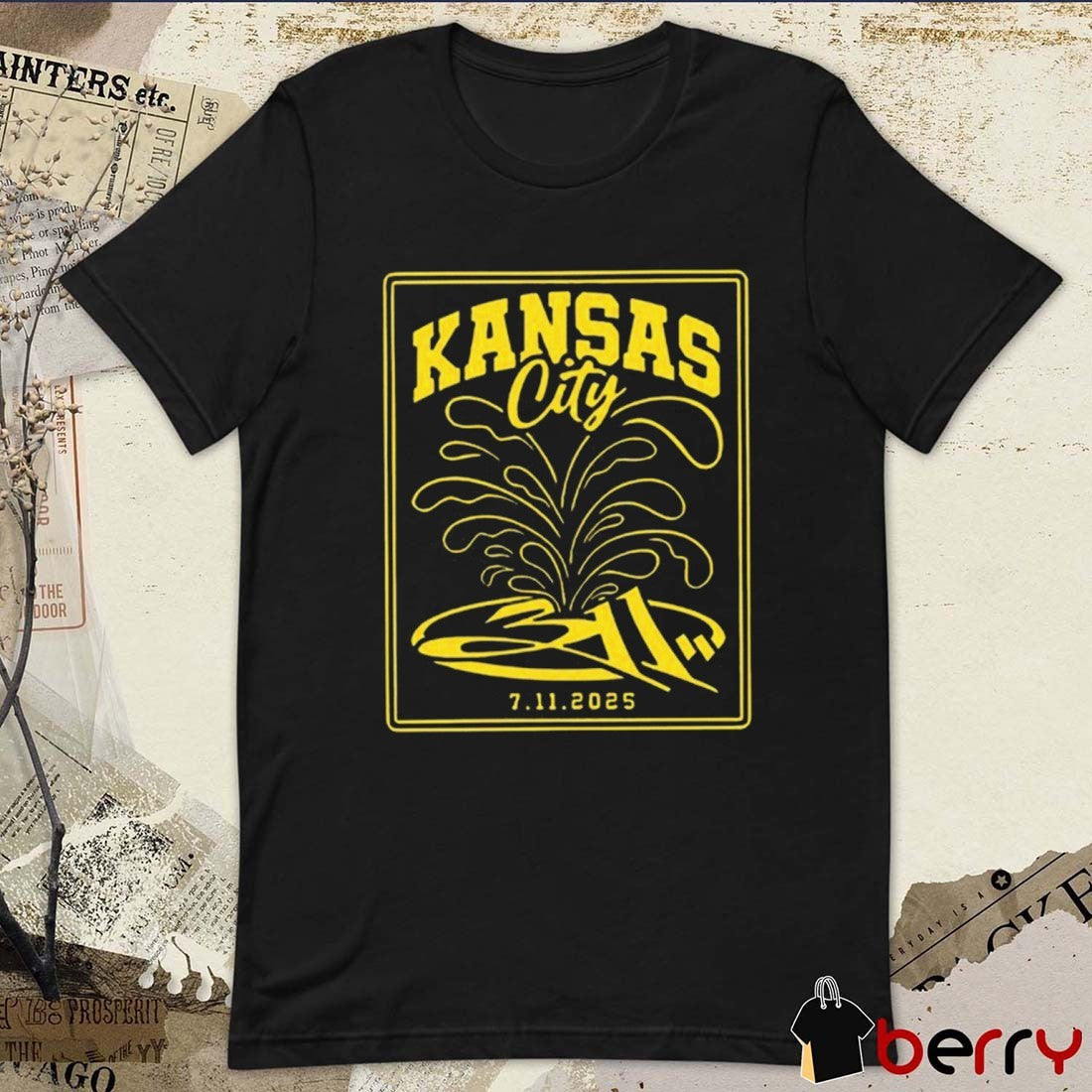 The 311 Band July 11 2025 Concert Grinders Kansas City MO t-shirt